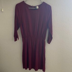 Burgundy H&M Dress